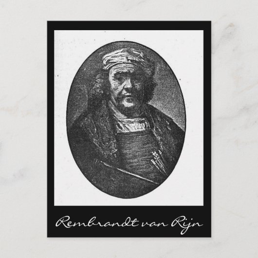 Carte Postale Rembrandt Van Rijn (Devant)