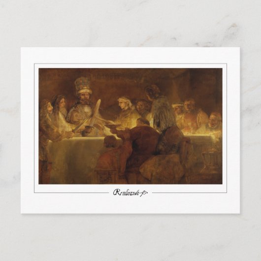 Carte Postale Rembrandt van Rijn #615 - Beaux Arts (Devant)