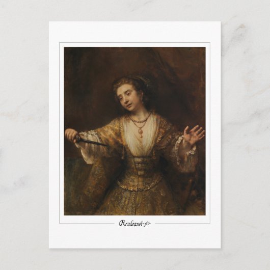 Carte Postale Rembrandt van Rijn #717 - Beaux Arts (Devant)