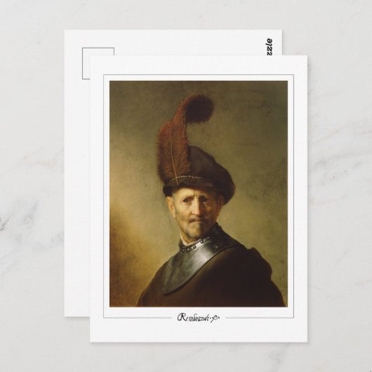 Carte Postale Rembrandt van Rijn n° 5 - Art fin (Devant / Derrière)