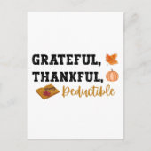 Carte Postale Remerciable Reconnaissant Franchise - Comptable Am (Devant)