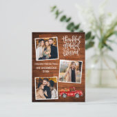 Carte Postale Remercié Grateful Bénie Camion Carreaux Thanksgivi (Debout devant)