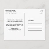 Carte Postale Remercié Reconnaissant Bénis Camion Carreaux Actio (Dos)