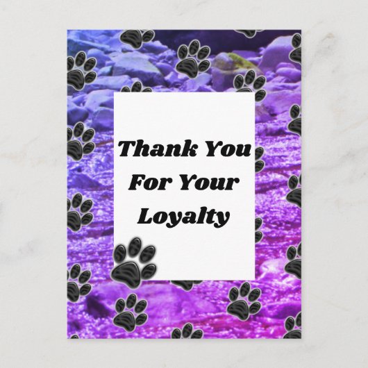 Carte Postale Remerciement à un soignant animalier apprécié par (Devant)