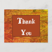 Carte Postale Remerciement Appréciation des couleurs d'automne o (Devant)