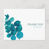 Carte Postale Remerciement aux feuilles d'eucalyptus pour entrep (Devant)