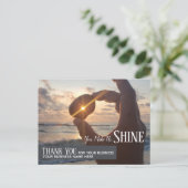 Carte Postale Remerciement aux petites entreprises (Debout devant)