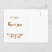 Carte Postale Remerciement d'appréciation pour les employés, les (Dos)