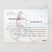 Carte Postale Remerciement de diplôme avec effet de pinceau pers (Dos)