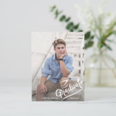 Carte Postale Remerciement de fête de remise de diplômes de phot (Debout devant)