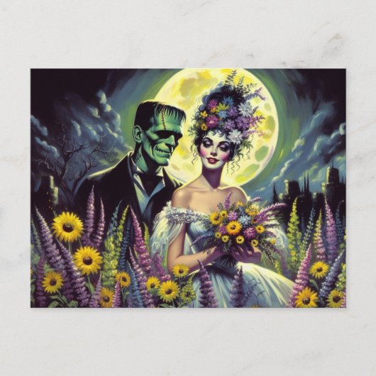 Carte Postale Remerciement de mariage (Devant)