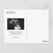 Carte Postale Remerciement de mariage à typographie gras Rétro C (Dos)