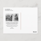 Carte Postale Remerciement de mariage photo écriture rétro en te (Dos)
