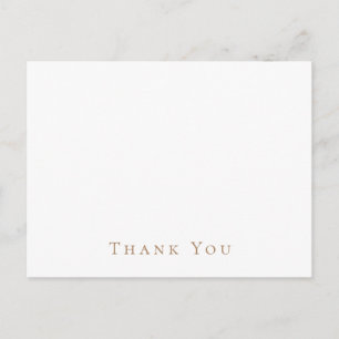 Carte Postale Remerciement de Mariage Simple