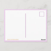 Carte Postale Remerciement de Naissance Oiseau Bébé Fantaisie Ro (Dos)