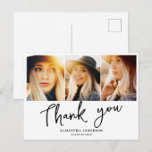 Carte Postale Remerciement de remise de diplôme moderne  (Devant / Derrière)