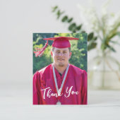 Carte Postale Remerciement de remise de diplôme rustique western (Debout devant)