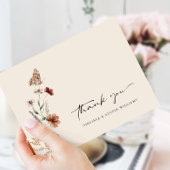 Carte Postale Remerciement Fleur Sauvage