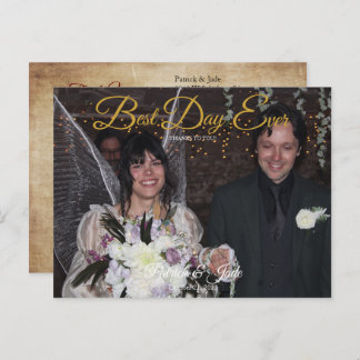 Carte Postale Remerciement photo de roses épanouies