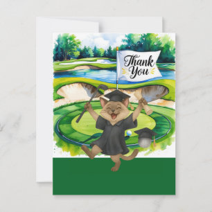 Carte Postale Remerciement sur le thème de la remise des diplôme