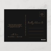 Carte Postale Remerciements au Black Gold Classic (Dos)