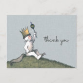 Carte Postale Remerciements de Baby Shower Où les choses sauvage (Devant)