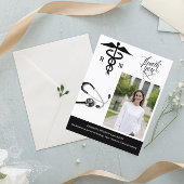 Carte Postale Remerciements de fête de remise de diplôme d'infir