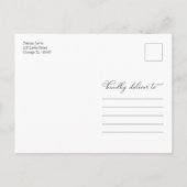 Carte Postale Remerciements de Mariage Automnal avec Citrouille  (Dos)