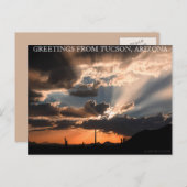 CARTE POSTALE REMERCIEMENTS DE TUCSON, ARIZONA (Devant / Derrière)