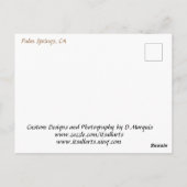 CARTE POSTALE REMERCIEMENTS DU DÉSERT #1 POSTCARD (Dos)