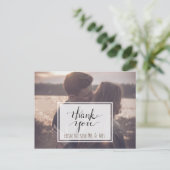 Carte Postale Remerciements du nouveau M. et Mme (Debout devant)