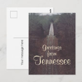 CARTE POSTALE REMERCIEMENTS DU TENNESSEE | (Devant / Derrière)