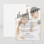 Carte Postale Remerciements Mariage Réception Alexandra Photo (Devant / Derrière)