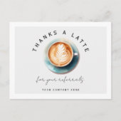 Carte Postale Remerciements Personnalisés Merci Beaucoup Référen (Devant)