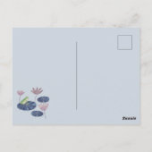 Carte Postale Remerciements pour Baby Shower Grenouille sur une (Dos)