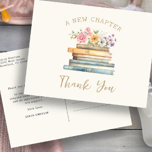 Carte Postale Remerciements pour la Baby Shower "Un Nouveau Chap