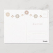 Carte Postale Remerciements pour l'enterrement de vie de jeune f (Dos)