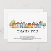 Carte Postale Remerciements pour l'immobilier sur mesure (Devant / Derrière)