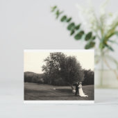 Carte Postale Remerciements pour mariage (Debout devant)