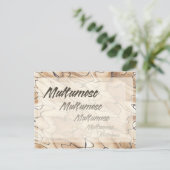 Carte Postale Remerciements répétés en roumain (Debout devant)