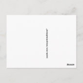 Carte Postale Remerciements répétés en roumain (Dos)