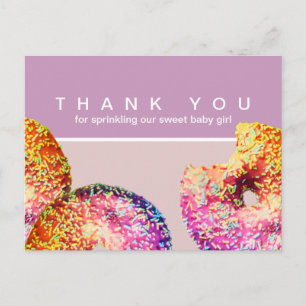 Carte Postale Remerciment pour Baby Shower Sprinkle Your Baby