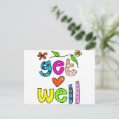 Carte Postale Remettez-vous vite (Debout devant)