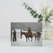 Carte Postale Remington - Chute du Cowboy (Debout devant)