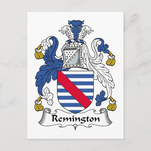 Carte Postale Remington Family Crest (Devant)