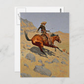 Carte Postale Remington - The Cowboy, 1902 (Devant / Derrière)
