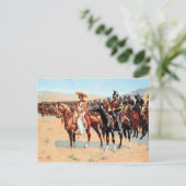 Carte Postale Remington - The Mexican Major, peinture d'art (Debout devant)