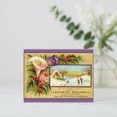 Carte Postale Réminiscence saisonnière : patinage sur glace (Debout devant)