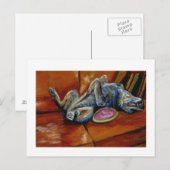 Carte Postale remise à la frisbee (Devant / Derrière)