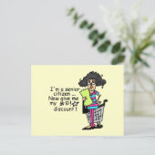 Carte Postale Remise aux seniors (Debout devant)